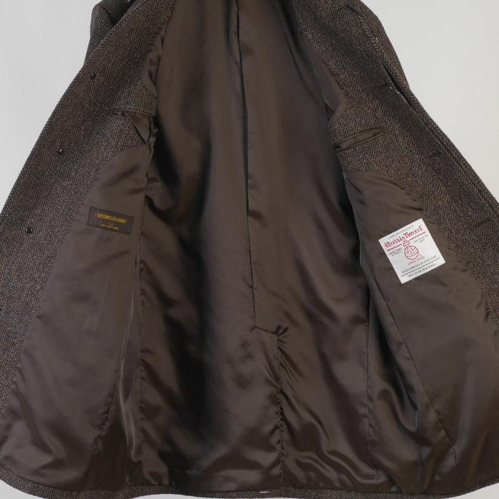 コート ステンカラー コート メンズ 「Harris Tweed」 ハリスツイード 最高級ウール100％ 全5柄 42000 wRC3611の画像