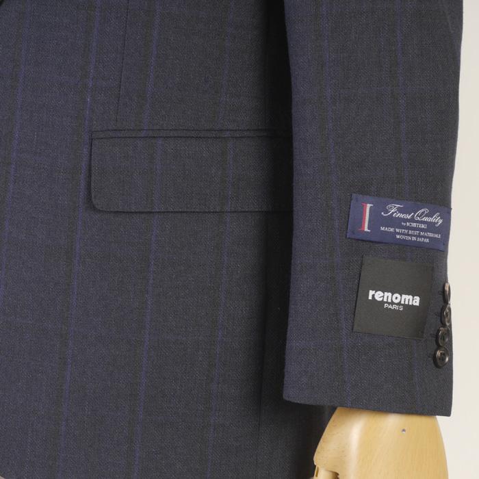 ジャケット renoma PARIS レノマパリス ビジネス テーラード メンズ AB体BB体 全7柄 23000 wRJ9008の画像