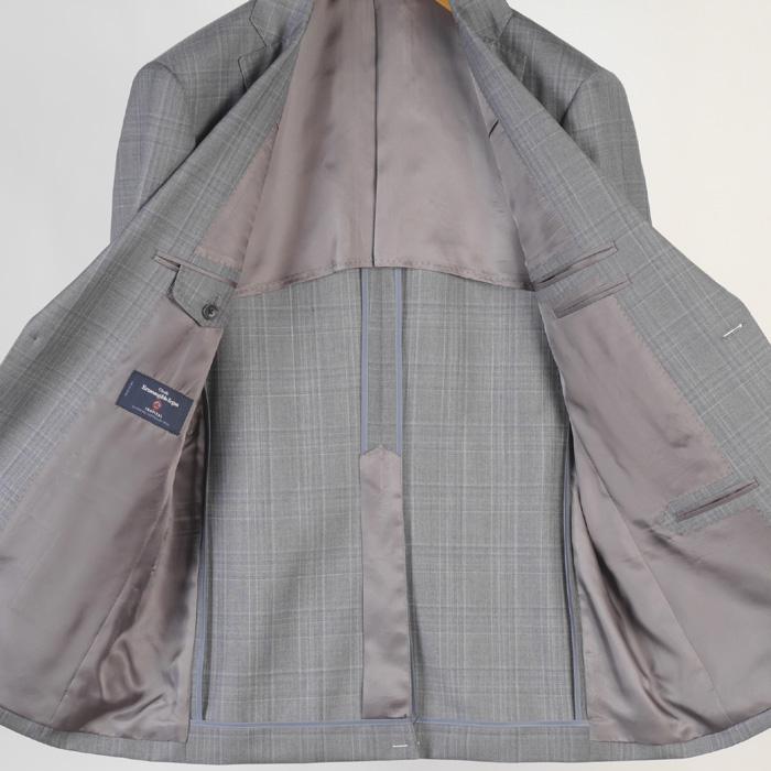 スーツ Eremenegildo Zegna TROPICAL ノータック ビジネススーツ メンズ ゆったり アスリート設計 AB体 BB体 4柄 54000 wRS3006の画像