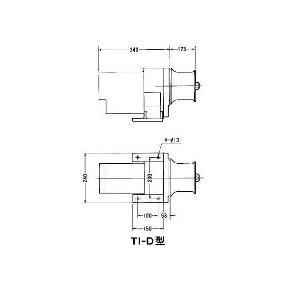 TI-D　24V　750W　アンカーウインチ　電動　岩崎電機工業　ヤングローラー　TID　24V-750W｜y-square｜02