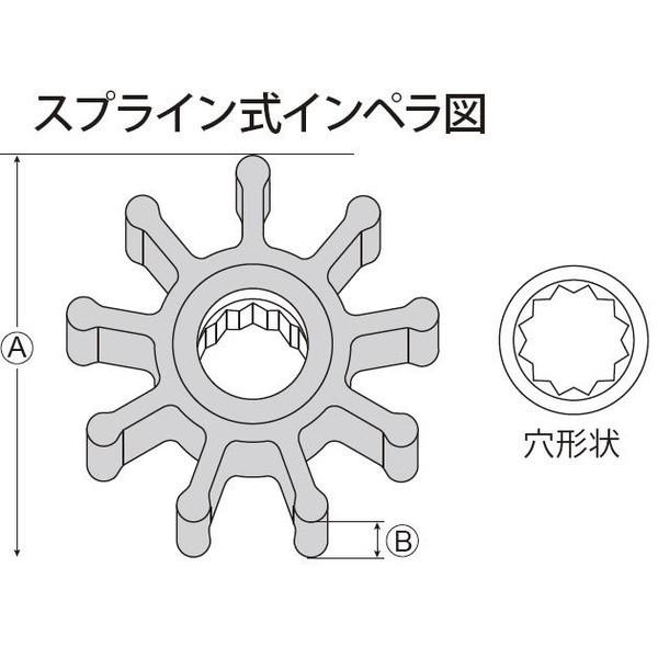 KP-100　SP-100 ポンプ　カシヤマ　樫山工業　インペラ　セレックスポンプ　KP100｜y-square｜03