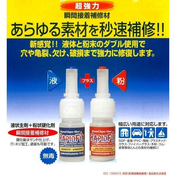 ●正規代理店●国内正規品●粗悪な並行輸入品注意● ユニテック ラピッドフィックス 強力瞬間接着剤 補修業者が使う究極接着剤 補修材 ラビットフィックス　 の商品画像