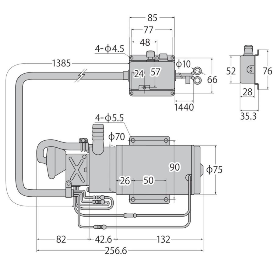 ●工進 BK-24 ●付属品付き●工進オンラインショップ● ビルジキング 24V BK24 ハイパワー ビルジポンプ 日立ビルジ BP-290-J50｜y-square｜07