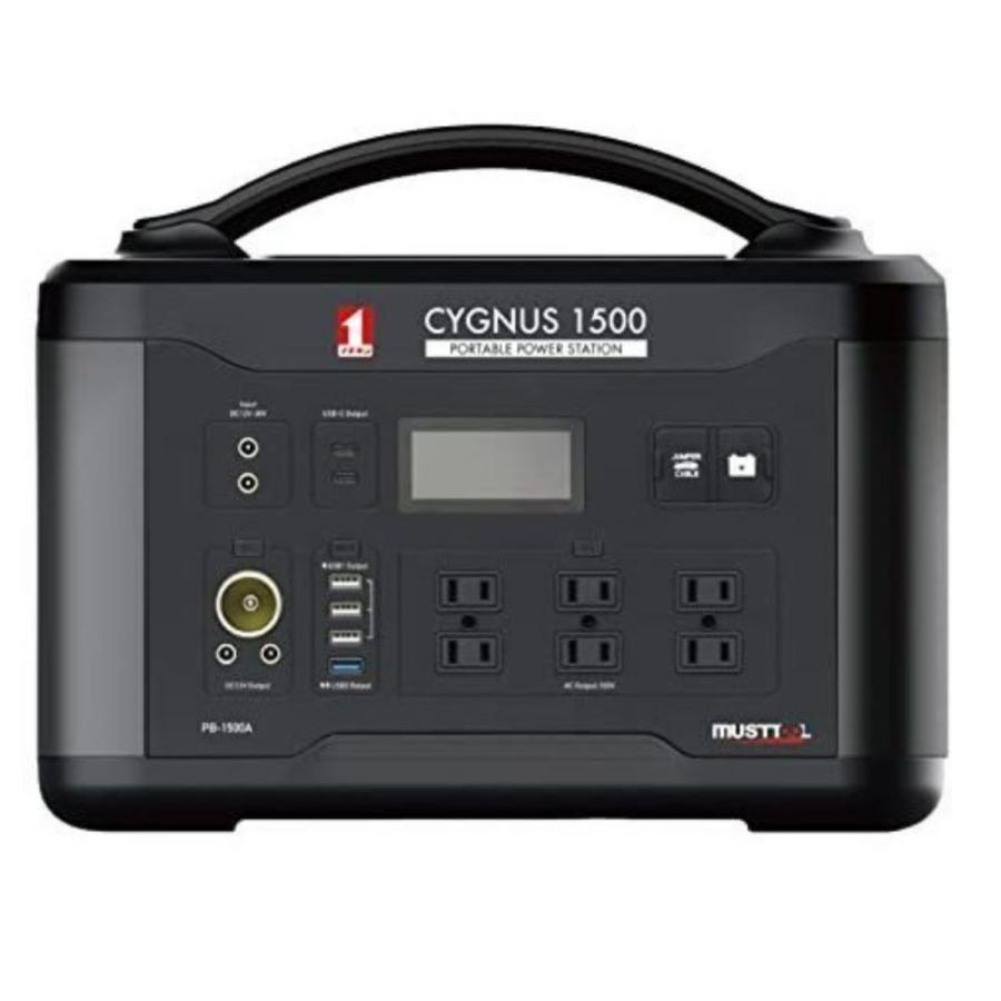MUSTTOOL マストツール PB-1500A ポータブル電源 CYGNUS1500 MUSTTOOL マストツール PB-1500A ポータブル電源 CYGNUS1500