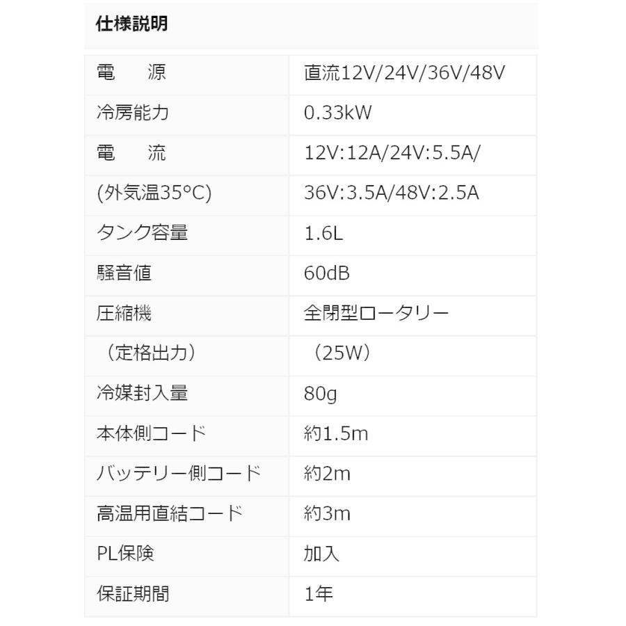 ●クーポン発行中●メーカー保証付●送料無料● ナカトミ 小型DCクーラー（エンジン式車両専用）SDC-033  小型DCクーラー SDC033｜y-square｜07