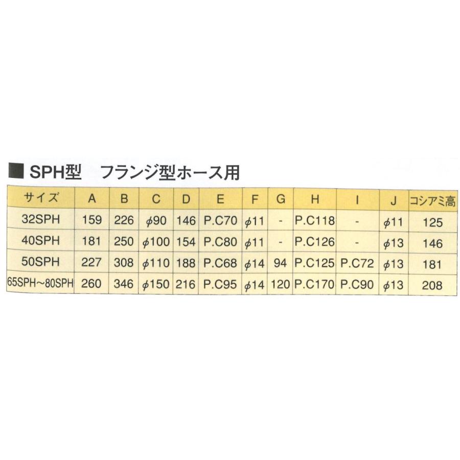 海水こし器 50SPH ホース内径50mm用 2インチ 単式 フランジ型 海水こし器 50SPH ホース内径50mm用 2インチ 単式 フランジ型