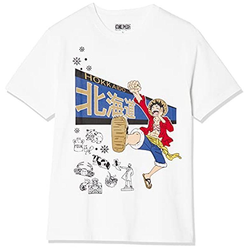 ワンピース Tシャツ ご当地 ルフィ 北海道 半袖 ホワイト 日本 M 日本サイズm相当 ユーズストア 通販 Yahoo ショッピング