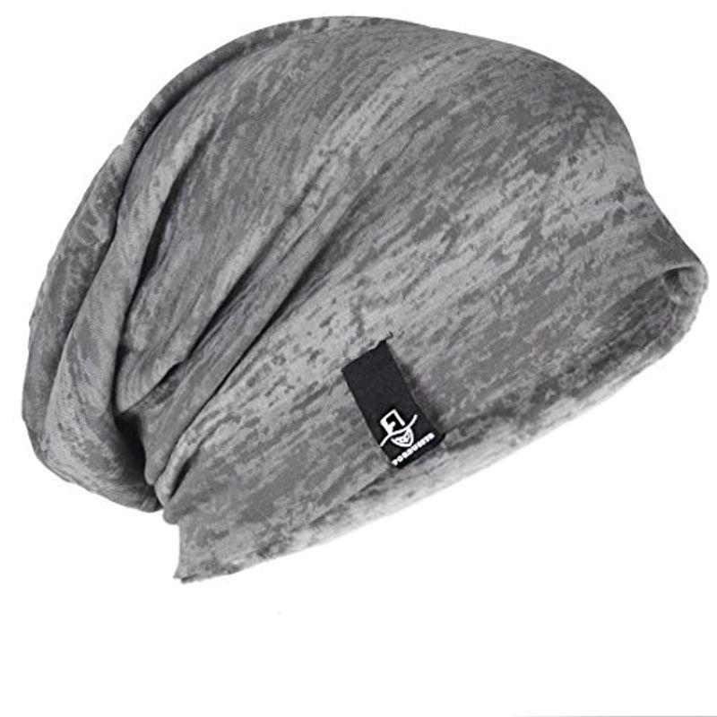 メンズニット帽 ニット帽子 ワッチキャップ 夏 ふわふわ バンダナキャップ サマーニット帽 薄手 B081 ライトグレー 専門ショップ