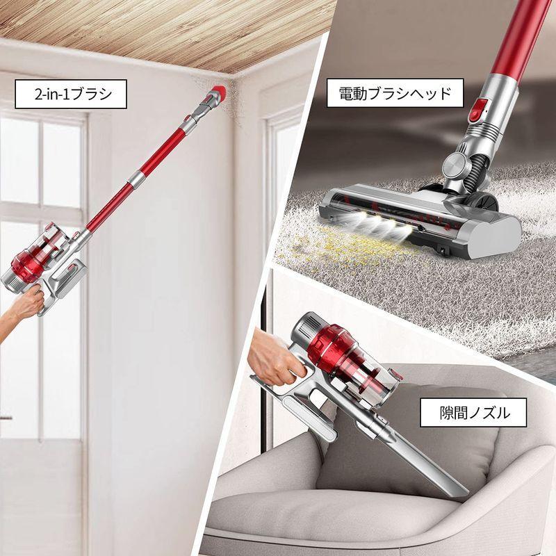 2021特集 コードレス掃除機30000Pa 380W サイクロン スティック