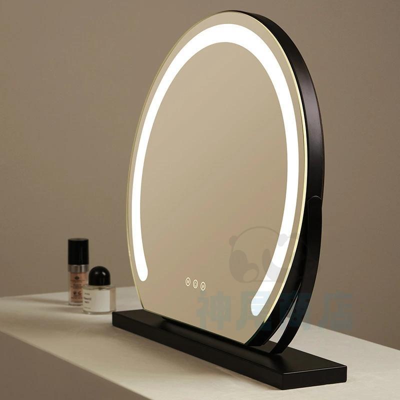 LEDミラーライト付き 女優ミラー 調色 丸 直径55㎝ LEDミラーライト付き 女優ミラー 調色 丸 直径55㎝ 鏡 ライト付きミラー