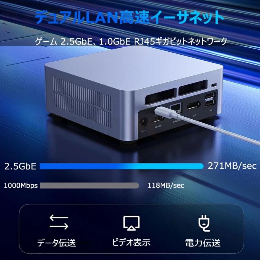 ミニPC minipc Windows 11 AMD Ryzen7 5800U 8コア16スレッド mini pc