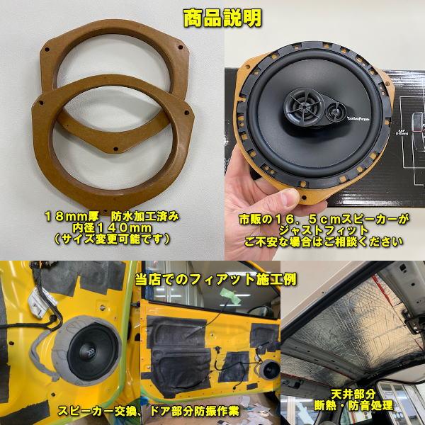 フィアット500 フィアットアバルト595用インナーバッフル