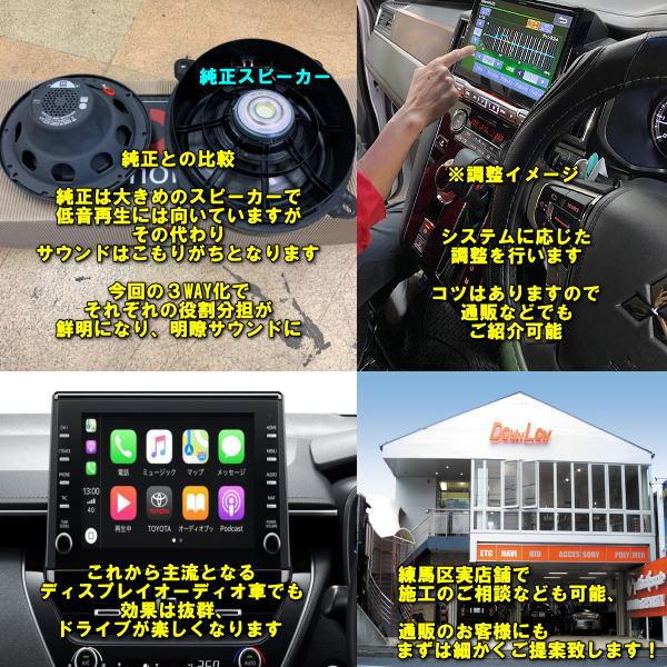 トヨタ クラウンクロスオーバー 純正6スピーカー車 音質超・改善