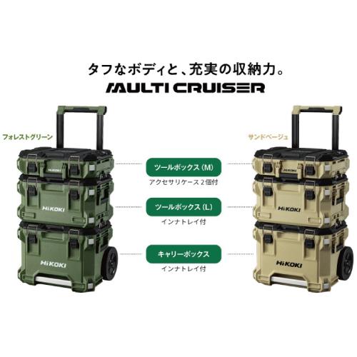 【未使用】ハイコーキ HiKOKI 0037－9482 ツールボックス(M)【ハンズクラフト佐賀】 HiKOKI（ハイコーキ） HiKOKI-0037-9482 HiKOKI MULTI CRUISER（マルチ