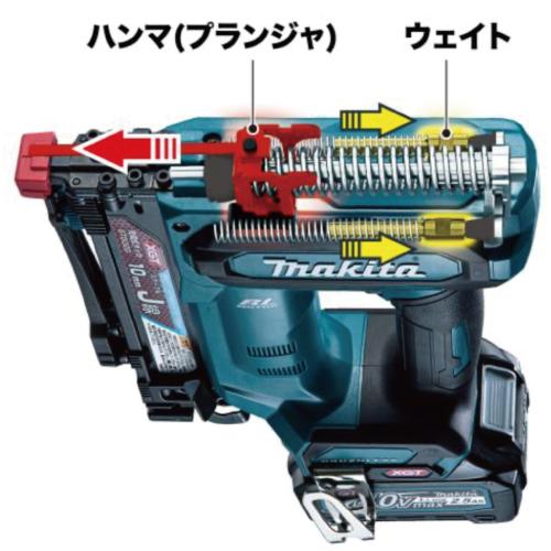 マキタ 充電式タッカ ST001GZK 40Vmax バッテリ、充電器別売 マキタ 充電式タッカ ST001GZK 40Vmax バッテリ、充電器別売