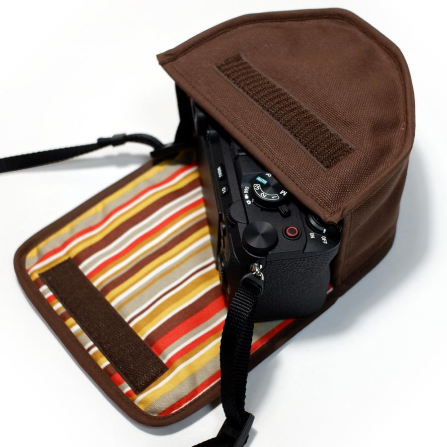 Suono（スオーノ） ソニー α7C II ケース (ココア・シエナオレンジ