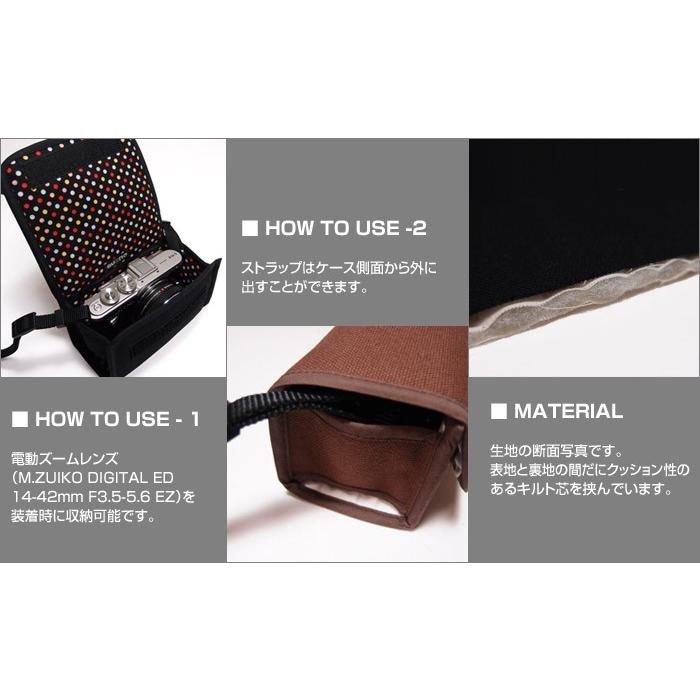 オリンパスペンLite E-PL10ケース / E-PL9ケース E-PL8ケース（レッド