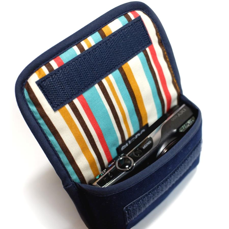 Suono（スオーノ） キヤノン IXY 650 ケース (ネイビー・ブルー