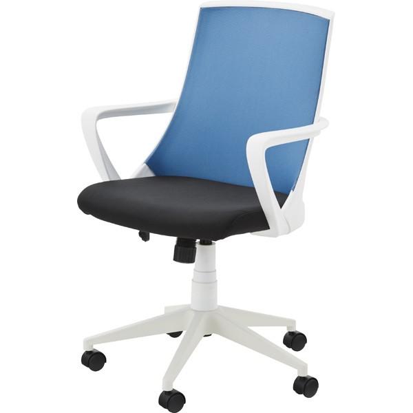 オフィスチェア キャスター付き デスクチェア デスク チェアー パソコンチェア 学習椅子 学習チェア キッズチェア 事務椅子 ホワイト