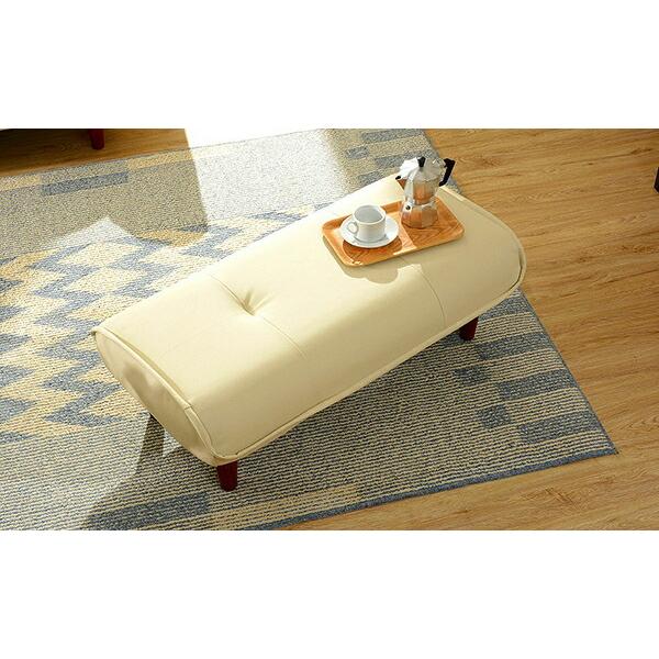 日本製 ロングオットマン スツール ポケットコイル ワイド 足置き