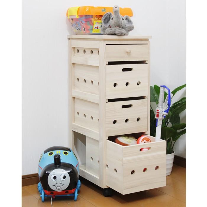 楽天市場】桐 キャスター付き 衣装ケース 浅深 4段 90cm幅 KR