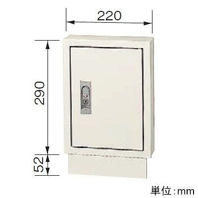 パナソニック　壁面直付／埋込兼用型接続ボックス　電力線　3芯2条／5芯2条用　ＮＥ02721