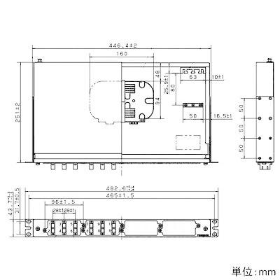 パナソニック　光スプライスユニット　固定式　ポート数12　ＮＲ651212Ｋ