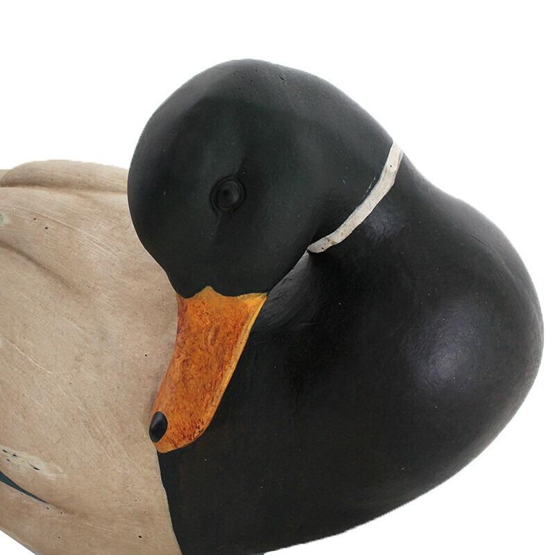 カモのデコイ 置き物 飾り物 置物 オブジェ 鳥 バード アニマルオブジェ ディスプレイ かわいい おしゃれ 可愛い 玄関 お庭 店舗 カフェ 鴨 Sp 050 家具のショウエイ 通販 Yahoo ショッピング