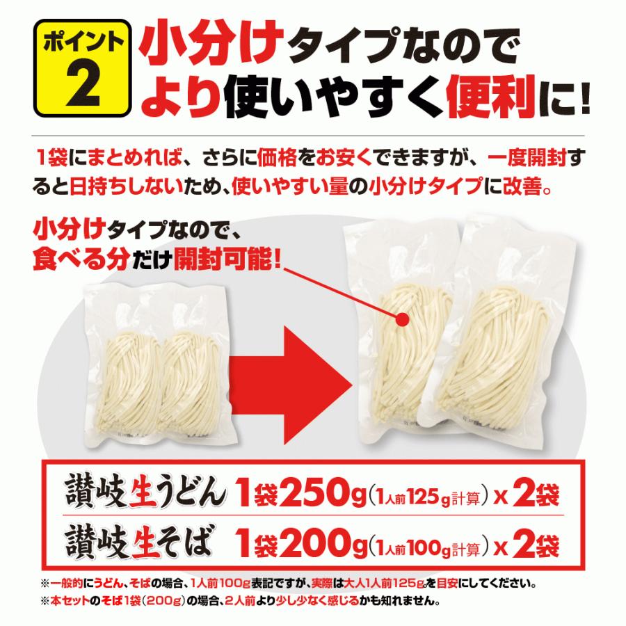 クーポン⇒990円 讃岐うどん そばセット 8人前 8食 うどん 蕎麦 各4人前 純生 日本そば 本場 旨い 香川県 お取り寄せ もちもち 送料無料 お土産 ポイント消化｜y-tabeppuriya｜11