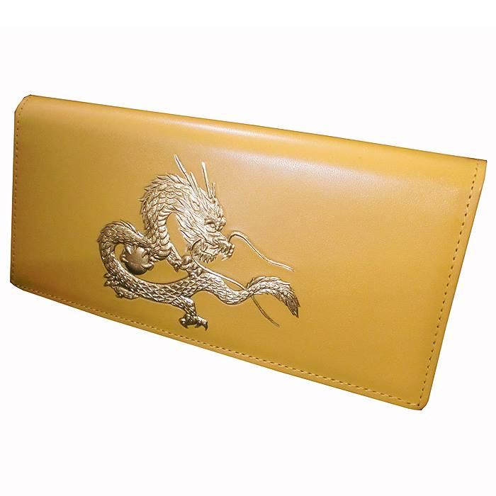 財布 皇帝龍18K 長財布 国産 ゴールド 牛革 101394 札入れ カード入れ 