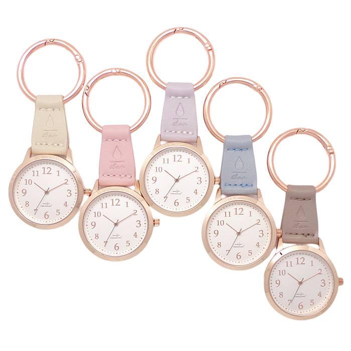 カラビナ 時計 ハングウォッチ GY065 フック付 懐中時計 おしゃれ