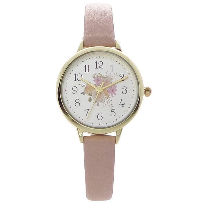 ANDRE WOLFE 花柄クォーツ腕時計 field work 腕時計 レディース お花柄 フラワー ファッション