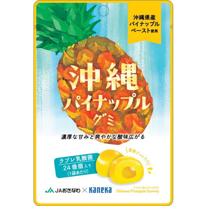 カネカ グミ 乳酸菌入り 沖縄 パイナップル グミ カネカ食品 ジュワ