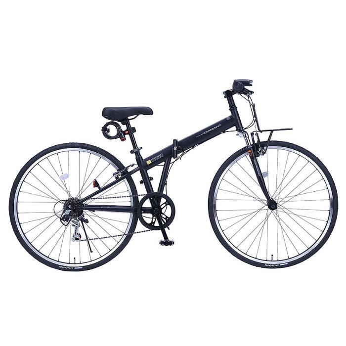 マイパラス MC603 MIGRATORY BK 折畳クロスバイク700C・6SP・Fサス マットブラック メーカー直送 MYPALLAS 自転車 クロスバイク 700C 27インチ 6段ギア フロントサス 折