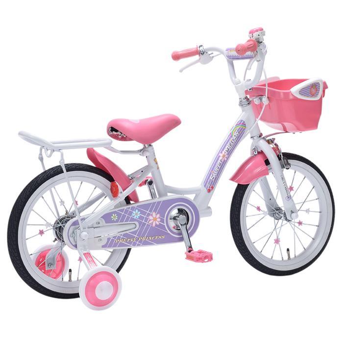 補助輪付 自転車 マイパラス 子供用自転車 16インチ MD-12-LA ラベンダー キッズバイク 女の子 沖縄・離島配送不可 代引不可_2