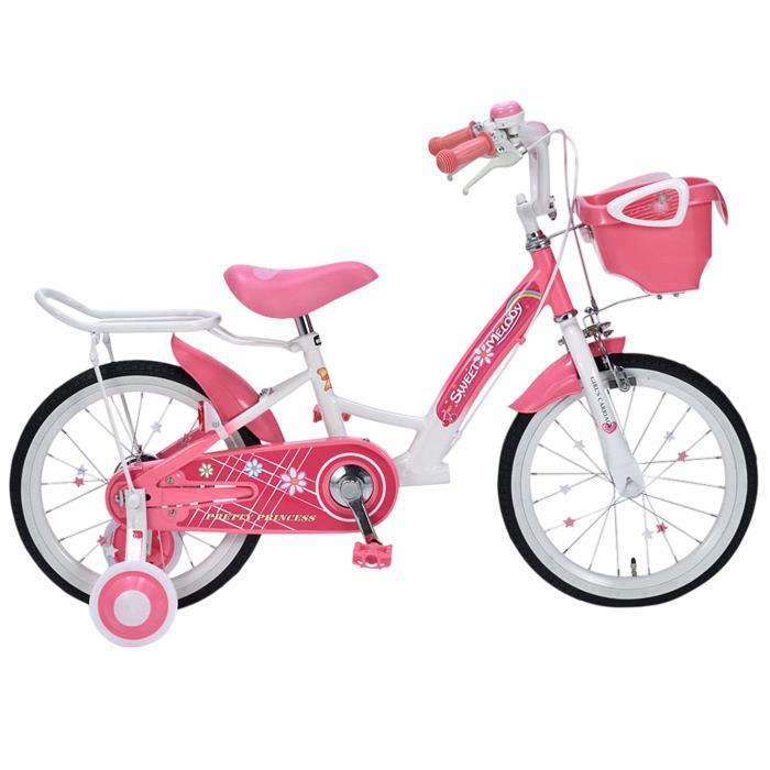補助輪付 自転車 マイパラス 子供用自転車 16インチ MD-12-PK ピンク キッズバイク 女の子 沖縄・離島配送不可 代引不可_2