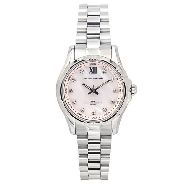 レディース 腕時計 ソーラー電源 SOLAR MauroJerardi MJ038-3 マウロジェラルディ ステンレス 無垢 ソーラーレディス 電池交換不要 クォーツ ３針 ウォッチ