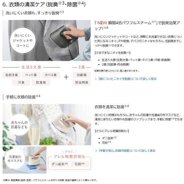 Panasonic（パナソニック） 衣類スチーマー NI-FS770-H ダークグレー