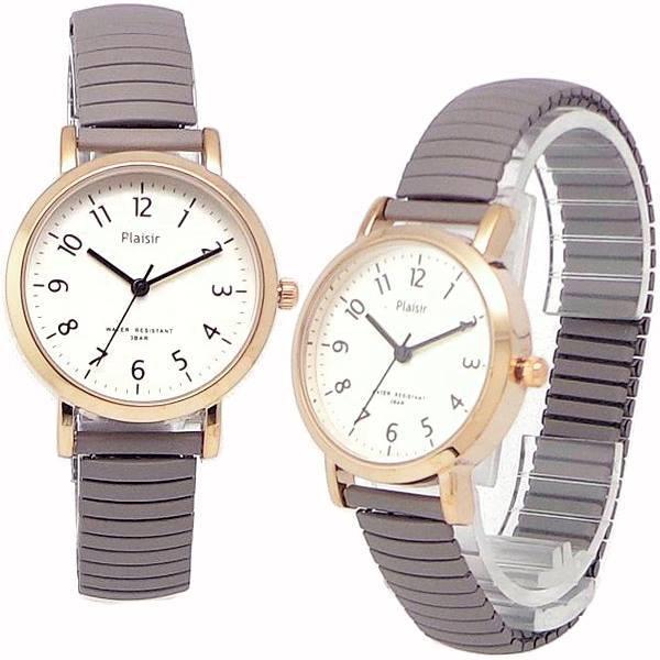 【動作、未使用品】腕時計 レディース ビンテージ 本べっ甲 内径約15㎝ 腕時計 レディース ニッケルフリー NTK-278 アラビア数字 ジャバラ