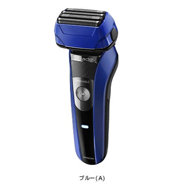 シェーバー 日立 4枚刃 ひげ剃り RMH-F470B-A ブルー 往復式シェーバー エスブレード 水洗い可 泡剃り 5時間充電 の商品画像