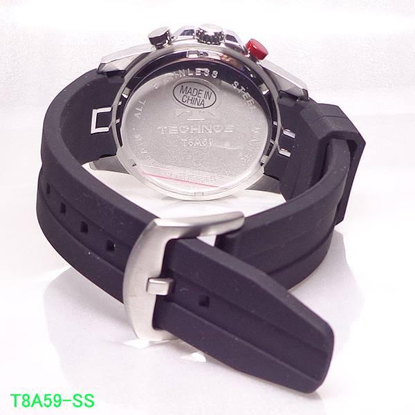 腕時計 ウォッチ テクノス TECHNOS T8A59-SS クロノグラフ CHRONOGRAPH シリコン ベルト 送料無料 日本製ムーブ｜y-takarabako｜03