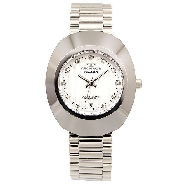 TECHNOSタングステン 腕時計 ブラウン文字盤T9248 TECHNOSタングステン 腕時計 ブラウン文字盤T9248