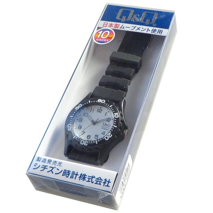 メンズ腕時計 シチズン時計 Q&Q 10気圧防水 3針 V43A-505VK ポリウレタン ベルト キューアンドキュー｜y-takarabako｜06