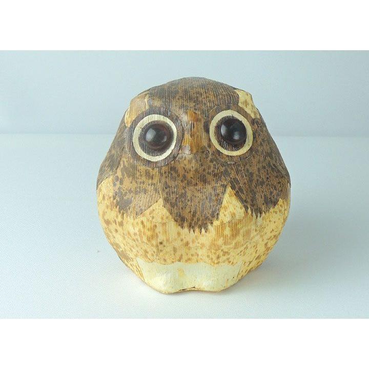 竹皮製 ふくろう 大 置物 職人手作り くるりと丸い目が可愛らしい フクロウ 不苦労 苦労知らず 貯金箱 縁起物 プレゼント 贈り物 ギフト 楽天店より15 Off Fk L 竹専門店 竹伊 通販 Yahoo ショッピング