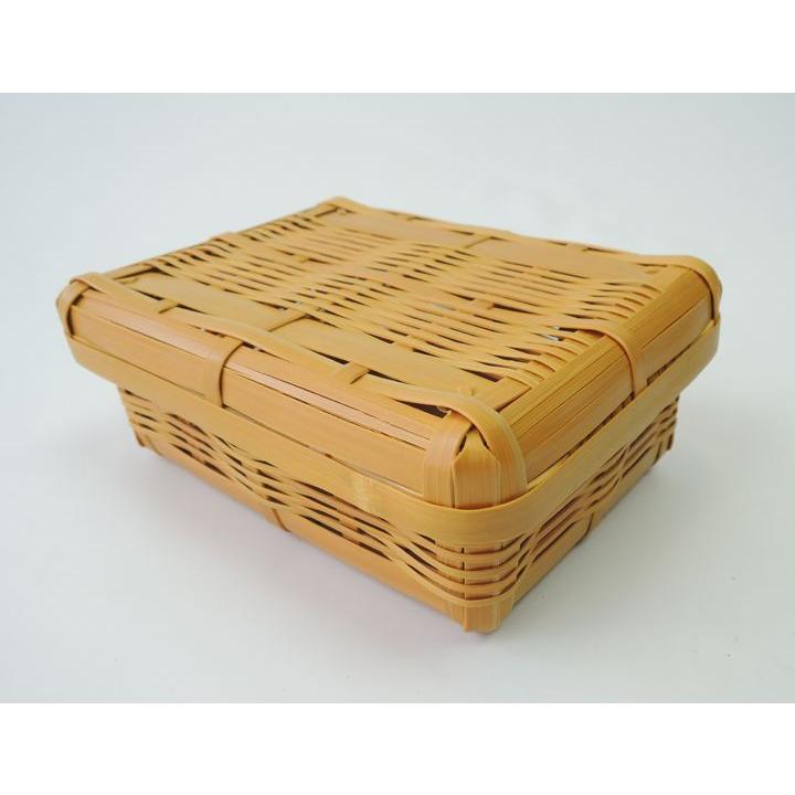 ひしぎ編み 弁当箱 雅竹シリーズ ランチボックス お弁当箱 かご