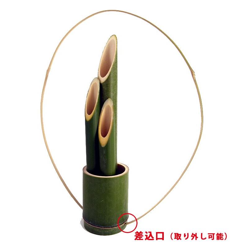 ミニ門松 段々 国産 日本製 滋賀県産 職人手作り 新春 飾り 本格 玄関