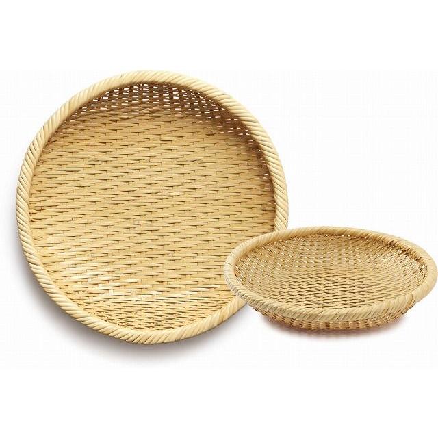 在庫要確認 ござ目丸篭 R29cm×H6cm 国産 日本製 別府産 カゴ 篭 籠