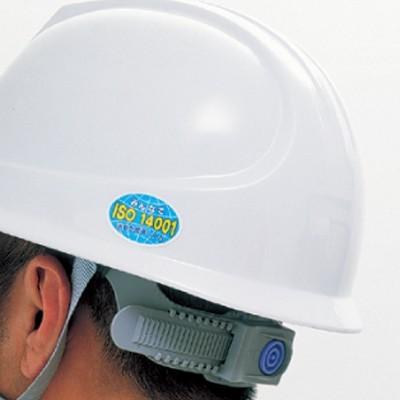 371-46 ヘルメット用ステッカー ISO14001活動用ステッカー PPステッカー 27×40mm 10枚1シート ユニット UNIT|y-tomoemon|02