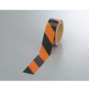 セグウェイ 374-83 高輝度反射テープ 橙/黒 45mm幅×10ｍ巻 (0.22mm厚) (オレンジ色部：反射) ユニット UNIT