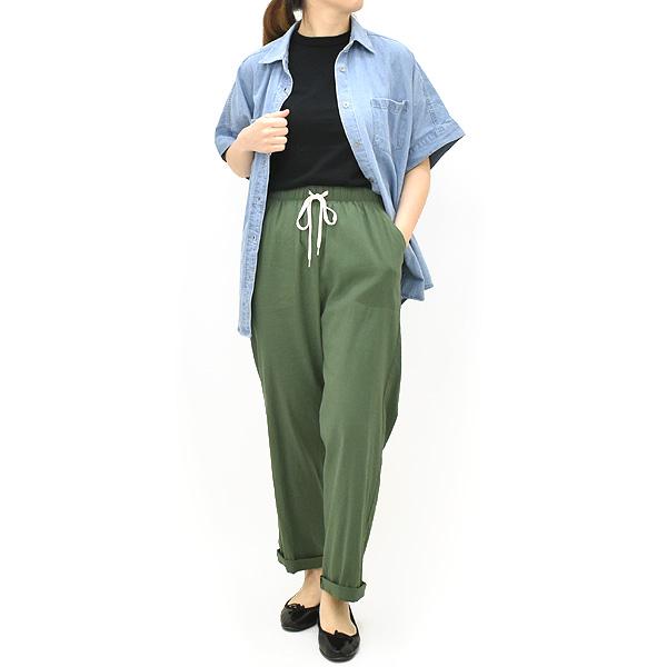 Cafune（カフネ） コットンリネンロールアップパンツ 625605